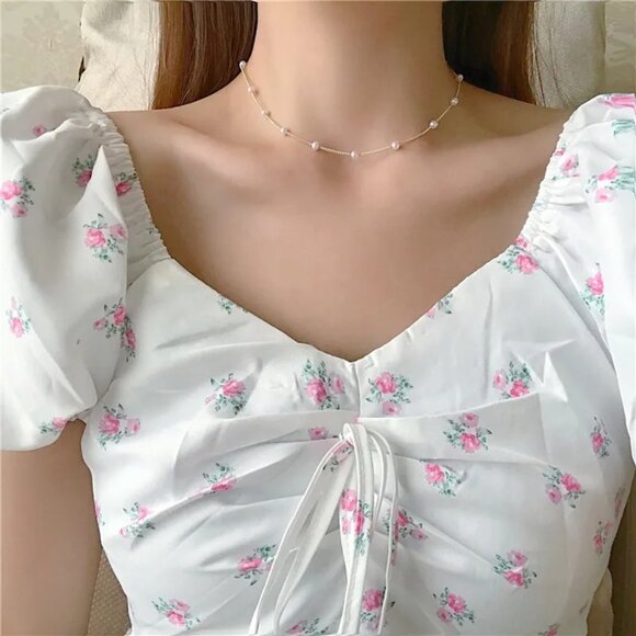 Jewelry - Elegant Stylish Small Pearl Necklace